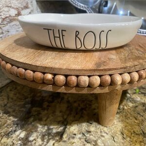 Rae Dunn The Boss pet bowl - Never used!